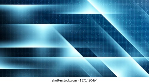 Abstract Reflect Circuit Microchip Technology with Digital Line on Future Background,Hi-tech Digital and Communication Concept design,Free Space For text in put,Vector illustration.