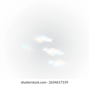 Efectos de resplandor de refracción Abstractas sobre un fondo negro, con fugas de luz del arco iris, destellos de cristal y Elementos de reflexión transparentes para mejoras visuales vibrantes.