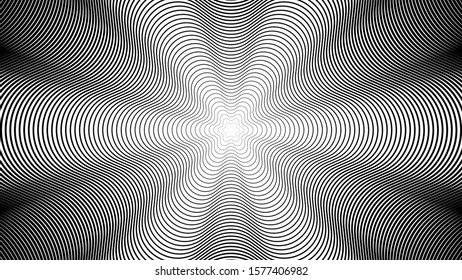 abstract regular hexagon angles halftone black round corner on white background 