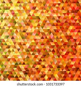 Abstract regular triangle tile mosaic background - modern gradient polygon vector graphic design