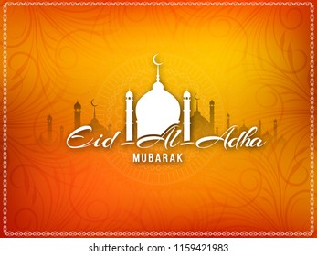 Abstract religious Eid-Al-Adha mubarak background