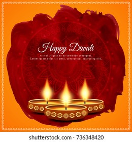 Abstract religious Happy Diwali background