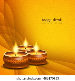 Abstract religious Happy Diwali vector background design.