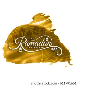 Abstract religious Ramadan Kareem background design