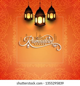 Abstract religious Ramadan Kareem Islamic background