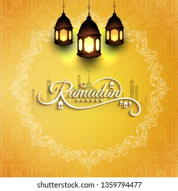 Abstract religious Ramadan Kareem Islamic background