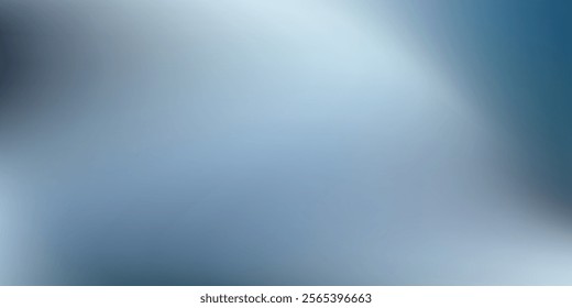 Abstract render with fluid shapes and blue metallic reflections, suitable for backgrounds art simple modern