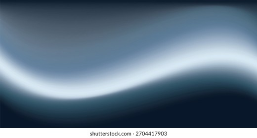 Abstract render with fluid shapes and blue metallic reflections, suitable for backgrounds art simple