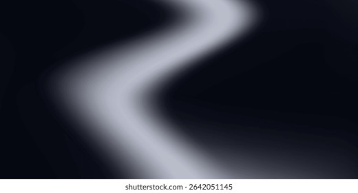 Abstract render of illuminated gray colored corridor art vector