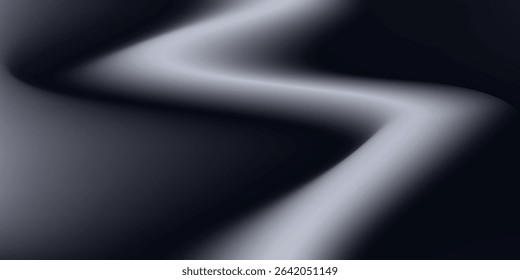 Abstract render of illuminated gray colored corridor art vector simple modern illustration