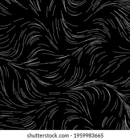 Abstract render of random wavy, curvy, writhe lines design element (Series)