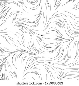 Abstract render of random wavy, curvy, writhe lines design element (Series)