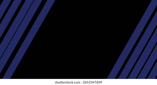 Renderização abstrata com um padrão de linhas diagonais brancas com um brilho azul contra um plano de fundo escuro. O design repetitivo cria uma sensação de movimento e ritmo.
