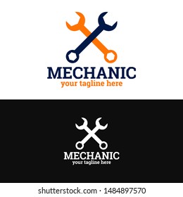 abstract repair auto logo, unique repair logo with modern concept