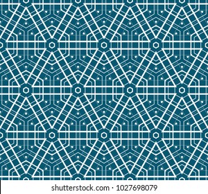 Abstract repeat backdrop. Design for decor, prints, textile, furniture, cloth, digital. Vector monochrome seamless pattern