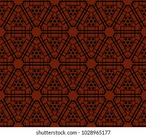 Abstract repeat backdrop. Design for decor, prints, textile, furniture, cloth, digital. Vector monochrome seamless pattern