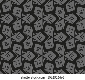 Abstract repeat backdrop. Design for decor, prints, textile, furniture, cloth, digital. Vector monochrome seamless pattern