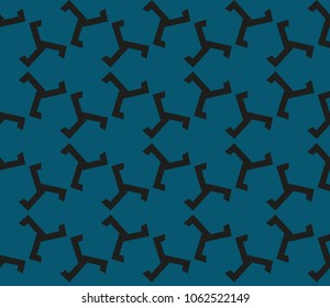 Abstract repeat backdrop. Design for decor, prints, textile, furniture, cloth, digital. Vector monochrome seamless pattern