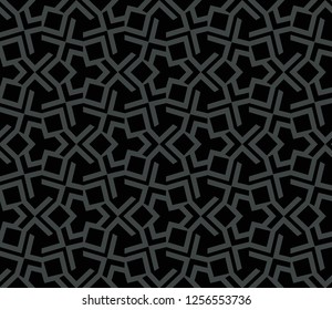 Abstract repeat backdrop. Design for decor, prints, textile, furniture, cloth, digital. Vector monochrome seamless pattern