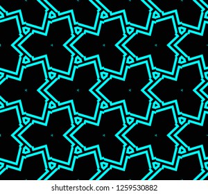 Abstract repeat backdrop. Design for decor, prints, textile, furniture, cloth, digital. Vector monochrome seamless pattern