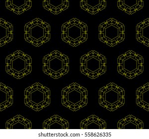 Abstract repeat backdrop. Design for decor, prints, textile, furniture, cloth, digital. Vector monochrome seamless pattern