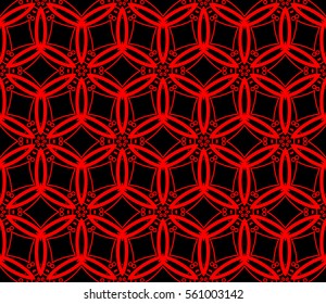 Abstract repeat backdrop. Design for decor, prints, textile, furniture, cloth, digital. Vector monochrome seamless pattern