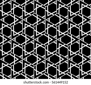 Abstract repeat backdrop. Design for decor, prints, textile, furniture, cloth, digital. Vector monochrome seamless pattern