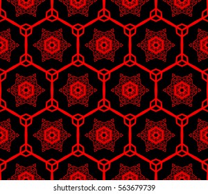 Abstract repeat backdrop. Design for decor, prints, textile, furniture, cloth, digital. Vector monochrome seamless pattern