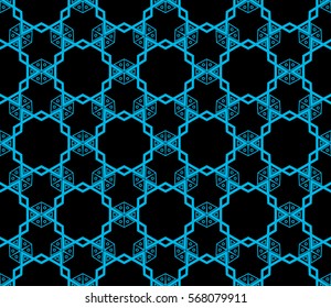Abstract repeat backdrop. Design for decor, prints, textile, furniture, cloth, digital. Vector monochrome seamless pattern