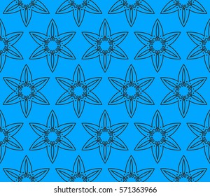 Abstract repeat backdrop. Design for decor, prints, textile, furniture, cloth, digital. Vector monochrome seamless pattern