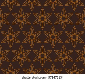 Abstract repeat backdrop. Design for decor, prints, textile, furniture, cloth, digital. Vector monochrome seamless pattern