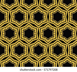 Abstract repeat backdrop. Design for decor, prints, textile, furniture, cloth, digital. Vector monochrome seamless pattern