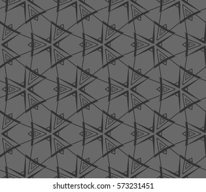 Abstract repeat backdrop. Design for decor, prints, textile, furniture, cloth, digital. Vector monochrome seamless pattern