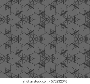 Abstract repeat backdrop. Design for decor, prints, textile, furniture, cloth, digital. Vector monochrome seamless pattern