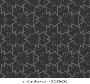 Abstract repeat backdrop. Design for decor, prints, textile, furniture, cloth, digital. Vector monochrome seamless pattern