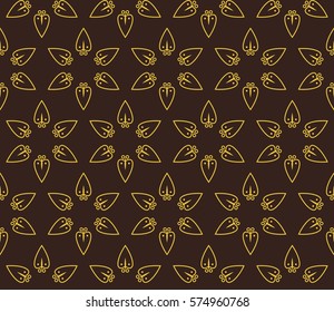 Abstract repeat backdrop. Design for decor, prints, textile, furniture, cloth, digital. Vector monochrome seamless pattern