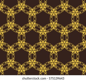 Abstract repeat backdrop. Design for decor, prints, textile, furniture, cloth, digital. Vector monochrome seamless pattern