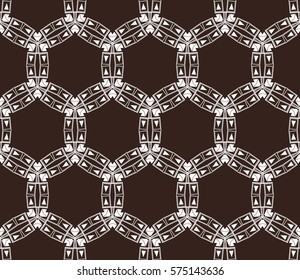 Abstract repeat backdrop. Design for decor, prints, textile, furniture, cloth, digital. Vector monochrome seamless pattern