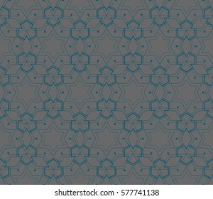 Abstract repeat backdrop. Design for decor, prints, textile, furniture, cloth, digital. Vector monochrome seamless pattern