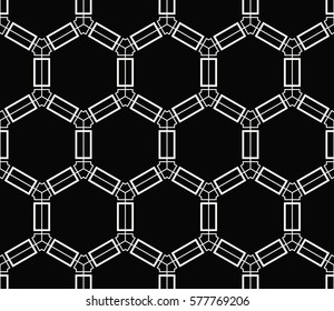 Abstract repeat backdrop. Design for decor, prints, textile, furniture, cloth, digital. Vector monochrome seamless pattern