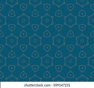 Abstract repeat backdrop. Design for decor, prints, textile, furniture, cloth, digital. Vector monochrome seamless pattern