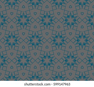 Abstract repeat backdrop. Design for decor, prints, textile, furniture, cloth, digital. Vector monochrome seamless pattern