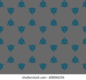Abstract repeat backdrop. Design for decor, prints, textile, furniture, cloth, digital. Vector monochrome seamless pattern