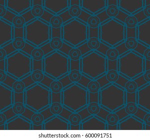 Abstract repeat backdrop. Design for decor, prints, textile, furniture, cloth, digital. Vector monochrome seamless pattern