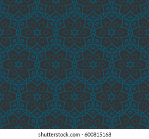 Abstract repeat backdrop. Design for decor, prints, textile, furniture, cloth, digital. Vector monochrome seamless pattern