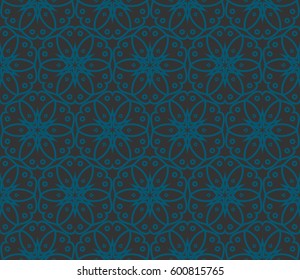 Abstract repeat backdrop. Design for decor, prints, textile, furniture, cloth, digital. Vector monochrome seamless pattern