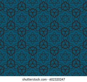 Abstract repeat backdrop. Design for decor, prints, textile, furniture, cloth, digital. Vector monochrome seamless pattern