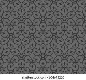 Abstract repeat backdrop. Design for decor, prints, textile, furniture, cloth, digital. Vector monochrome seamless pattern