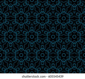 Abstract repeat backdrop. Design for decor, prints, textile, furniture, cloth, digital. Vector monochrome seamless pattern