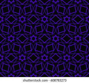 Abstract repeat backdrop. Design for decor, prints, textile, furniture, cloth, digital. Vector monochrome seamless pattern